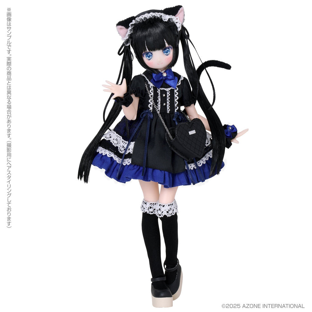Azone Colorful Dreamin' Mebae A Gift from M.K. Black Cat ver. Doll JAPAN