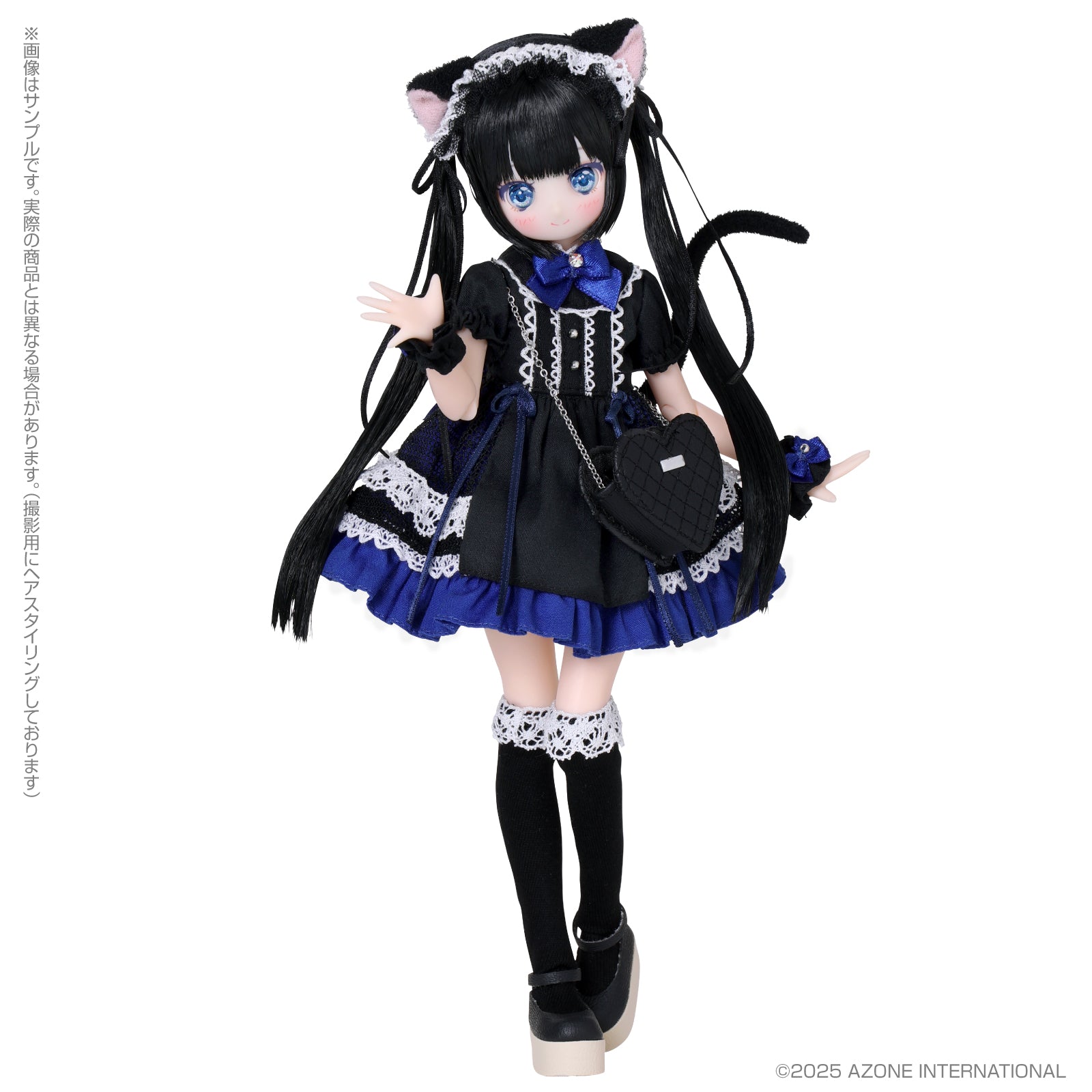 Azone Colorful Dreamin' Mebae A Gift from M.K. Black Cat ver. Doll JAPAN