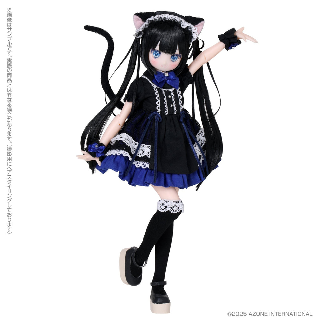 Azone Colorful Dreamin' Mebae A Gift from M.K. Black Cat ver. Doll JAPAN