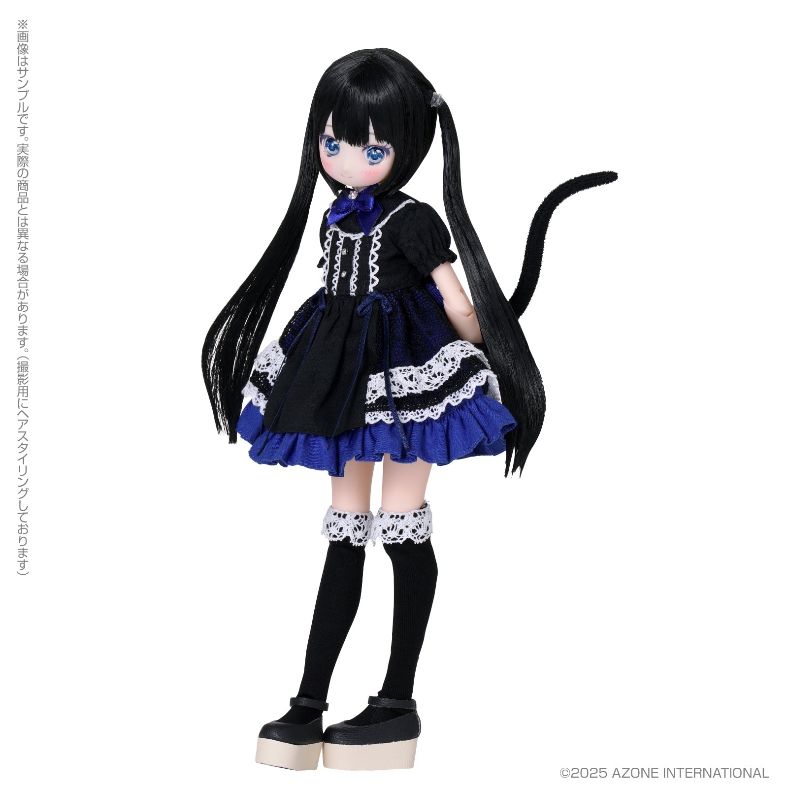 Azone Colorful Dreamin' Mebae A Gift from M.K. Black Cat ver. Doll JAPAN