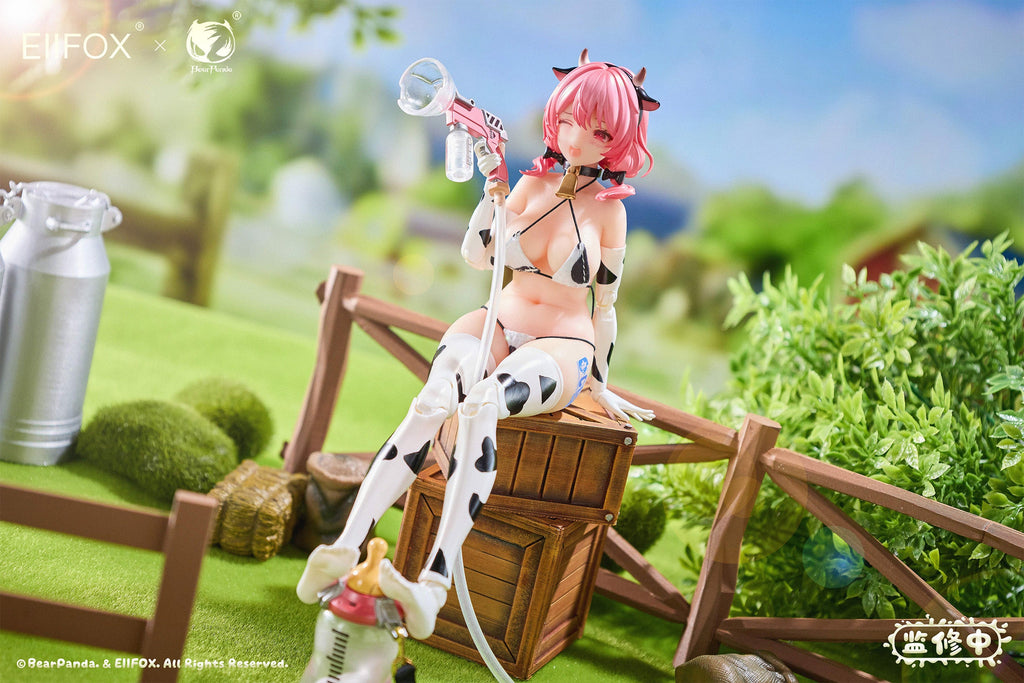 BearPanda x EIIFOX MOMO Cow Ver. 1/8 Action Figure JAPAN OFFICIAL