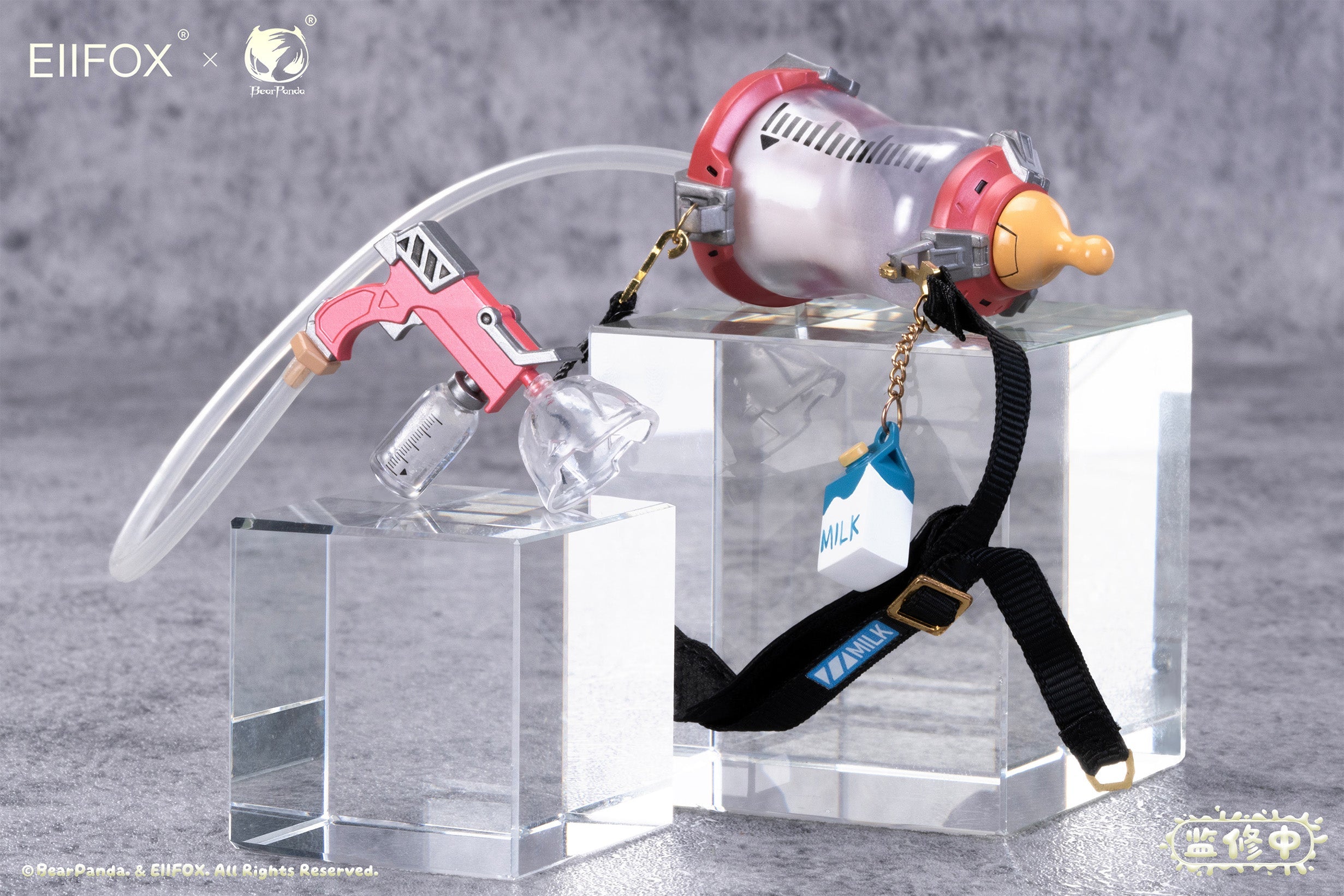 BearPanda x EIIFOX MOMO Cow Ver. 1/8 Action Figure JAPAN OFFICIAL