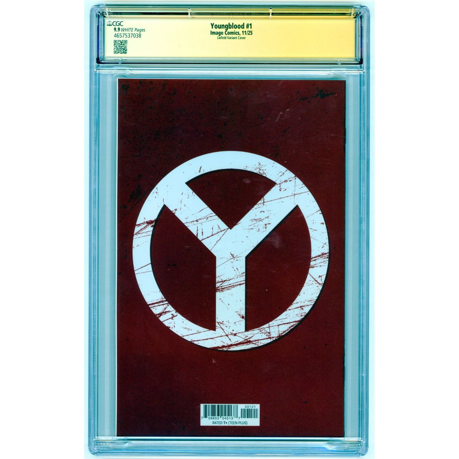 Youngblood: #1 [Rob Liefeld CGC 9.9 Signed Foil CVR K - 1:500] 2025
