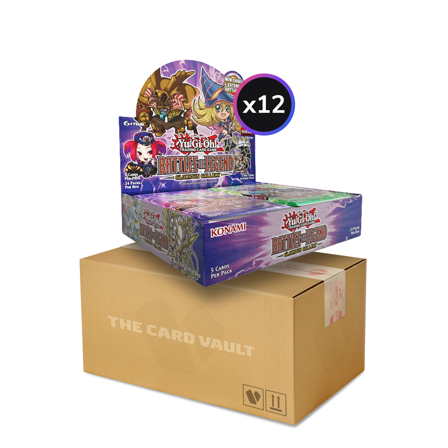 Yu-Gi-Oh! - Battles of Legend: Glorious Gallery - Display Case (12x Booster Boxes) (1st Edition)