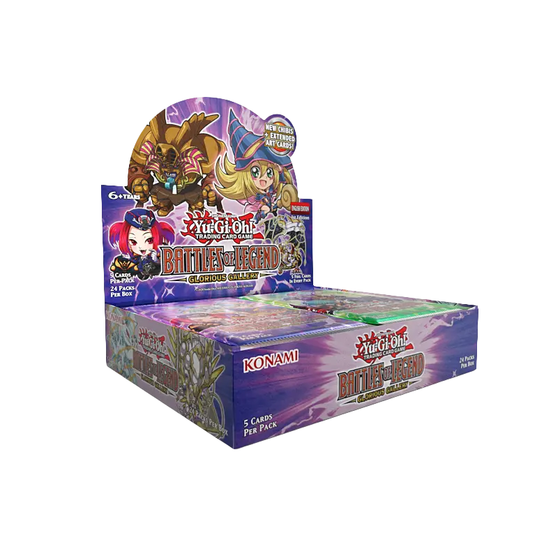 Yu-Gi-Oh! - Battles of Legend: Glorious Gallery - Display Case (12x Booster Boxes) (1st Edition)