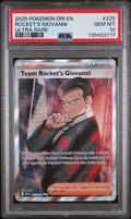 2025 POKEMON DRI EN-DESTINED RIVALS #225 ROCKET'S GIOVANNI ULTRA RARE