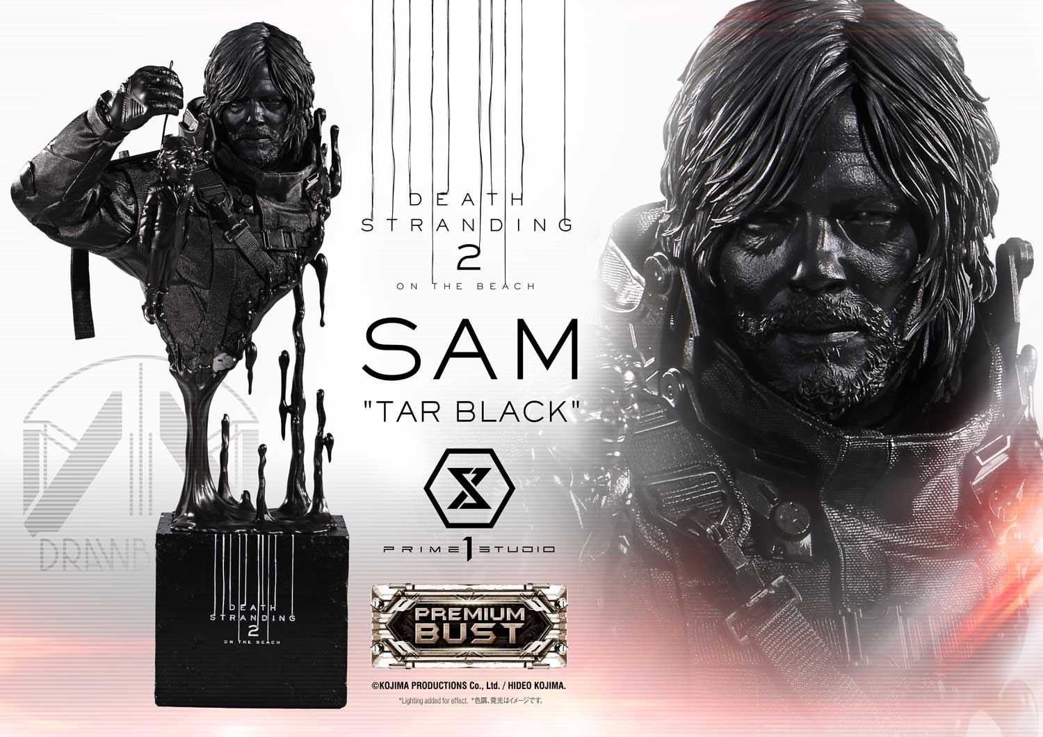 Premium Bust DEATH STRANDING 2: ON THE BEACH SAM "TAR BLACK"