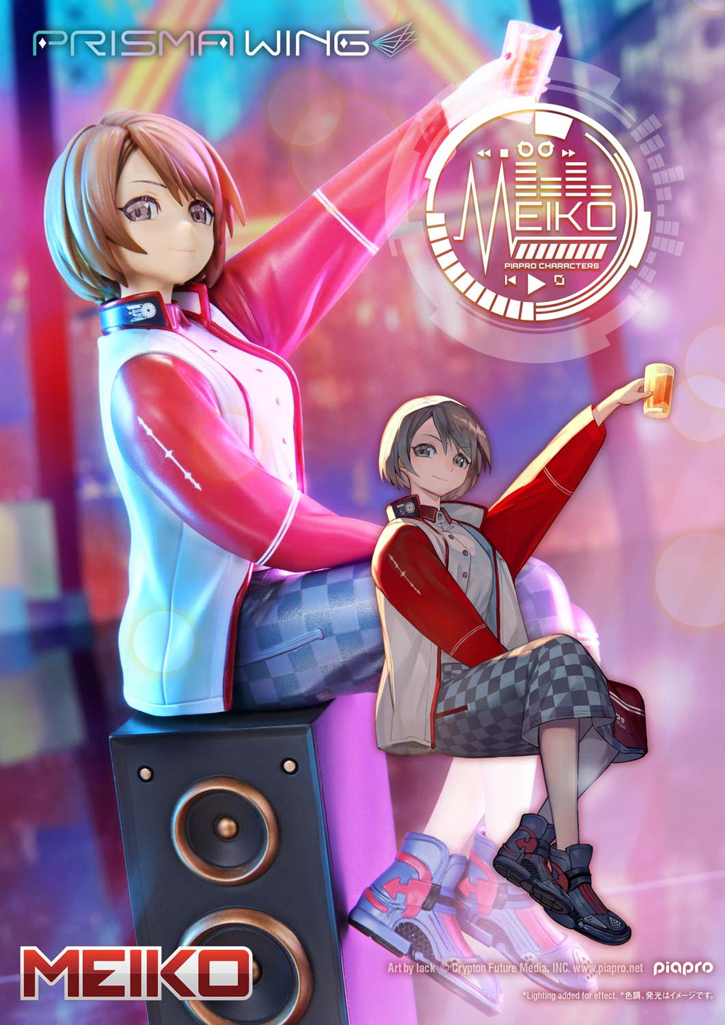 PRISMA WING Piapro Characters MEIKO "Art by lack" 1/7 Scale Pre-Painted Figure