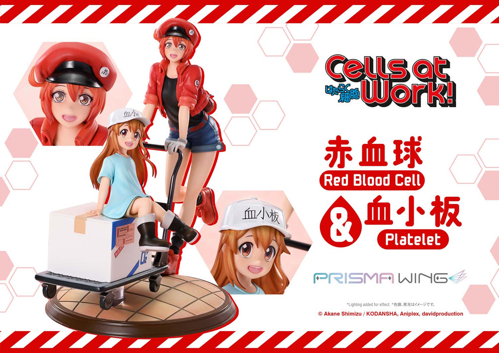 PRISMA WING Cells at Work Red Blood Cell &amp; Platelet Non Scale Pre-Painted Figure