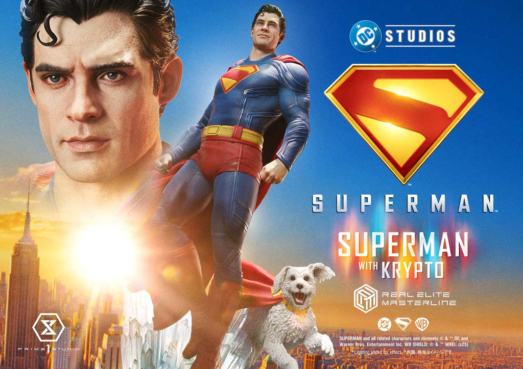 Real Elite Masterline Superman (2025 Film) Superman with Krypto