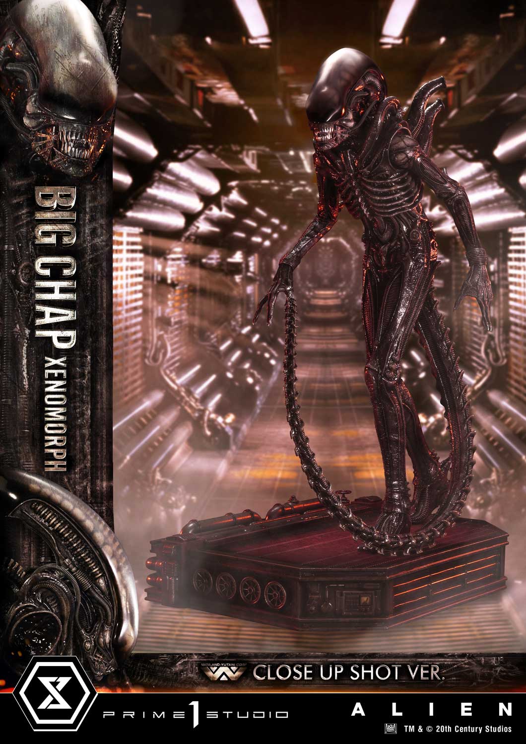 Museum Masterline XL Alien (Film) Big Chap Xenomorph Close Up Shot Ver.