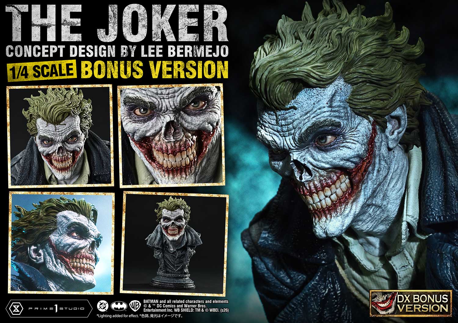 Ultimate Premium Masterline Batman (Comics) The Joker (Concept Design by Lee Bermejo) DX Bonus Version