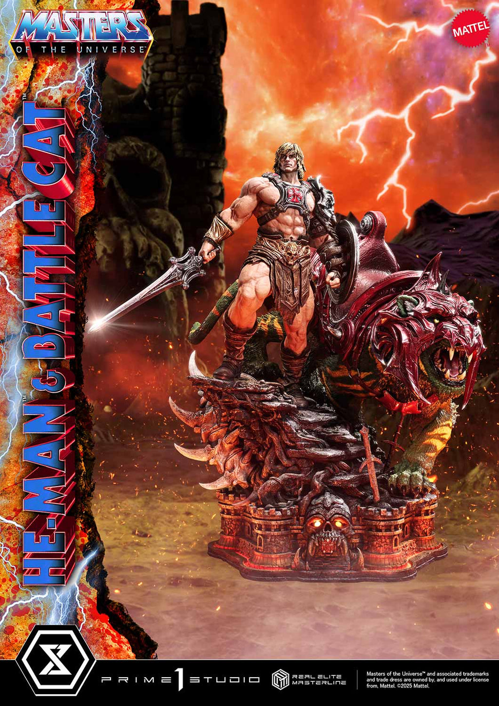 Real Elite Masterline Masters of the Universe He-Man &amp; Battle Cat