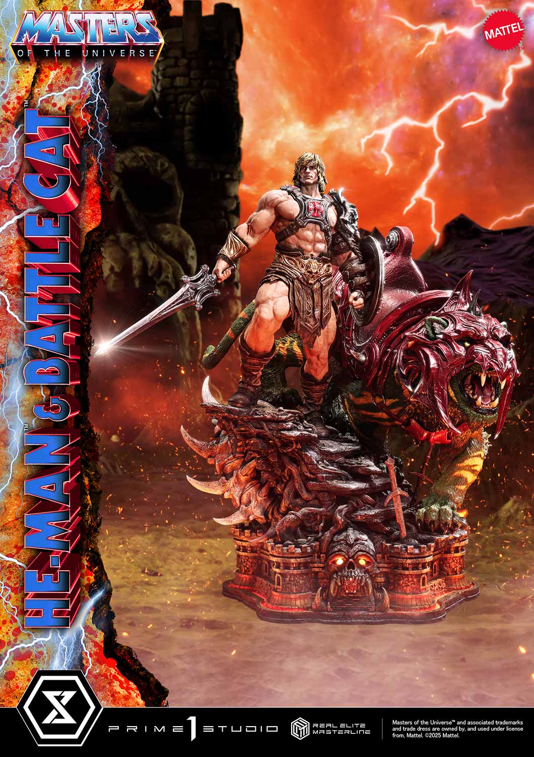 Real Elite Masterline Masters of the Universe He-Man &amp; Battle Cat