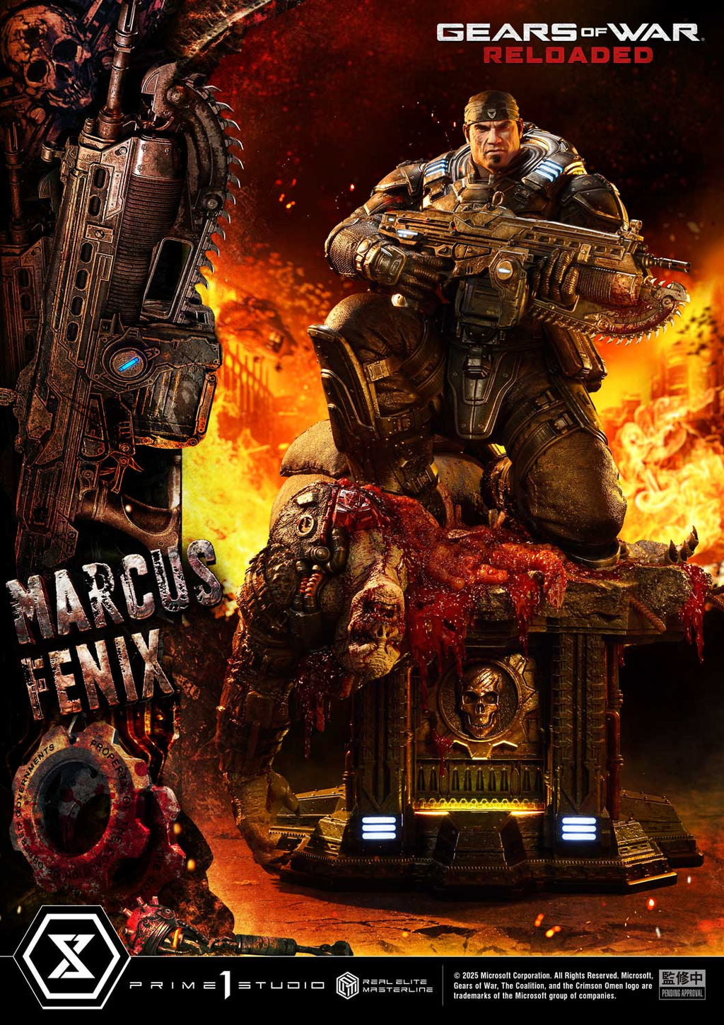 Real Elite Masterline Gears of War: Reloaded Marcus Fenix