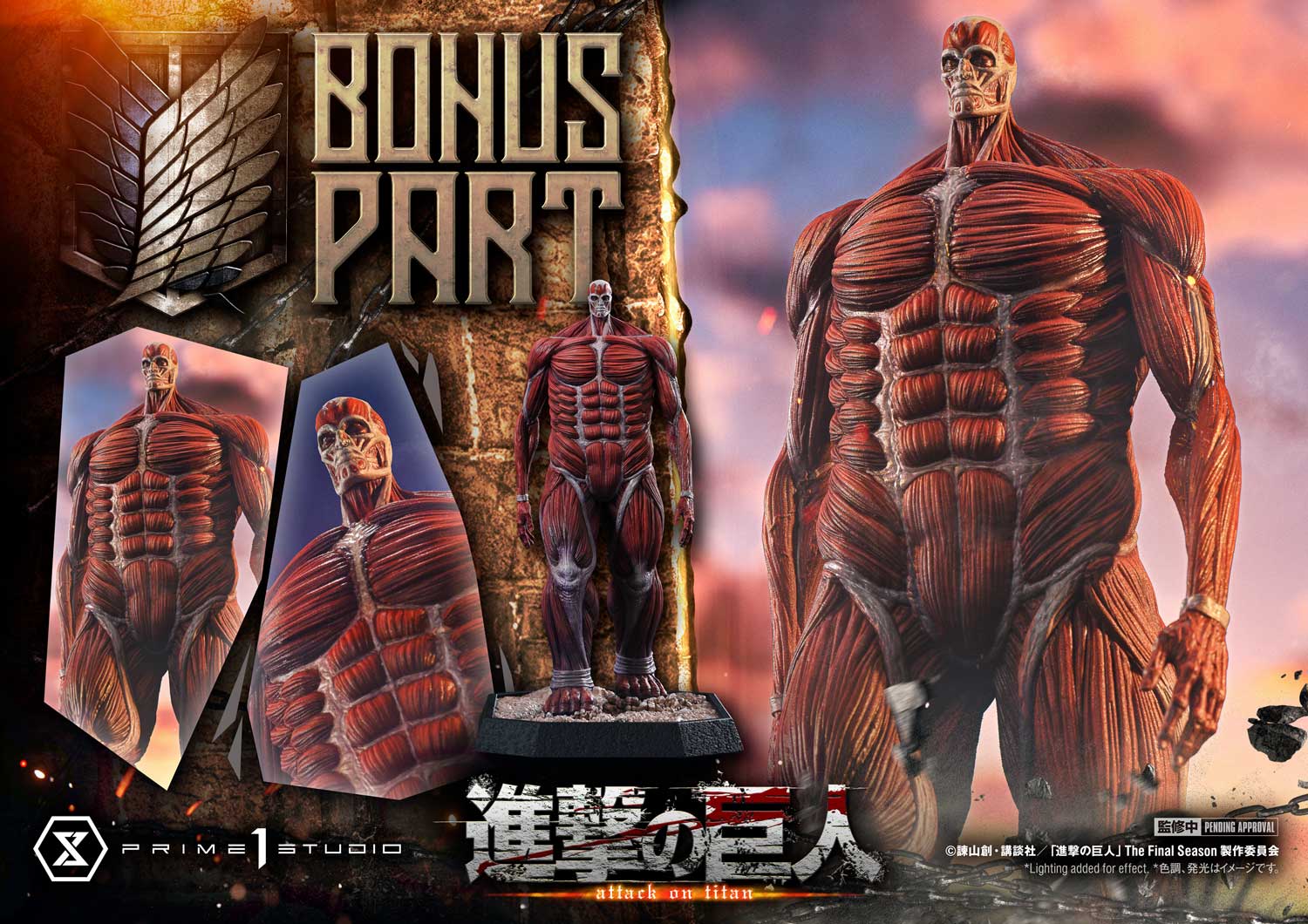 Ultimate Diorama Masterline TV animation Attack on Titan The Rumbling