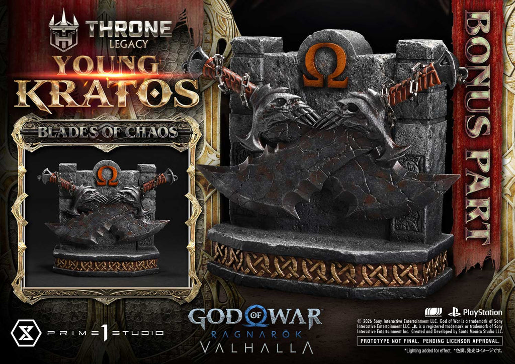 Throne Legacy God of War: Ragnarok Young Kratos