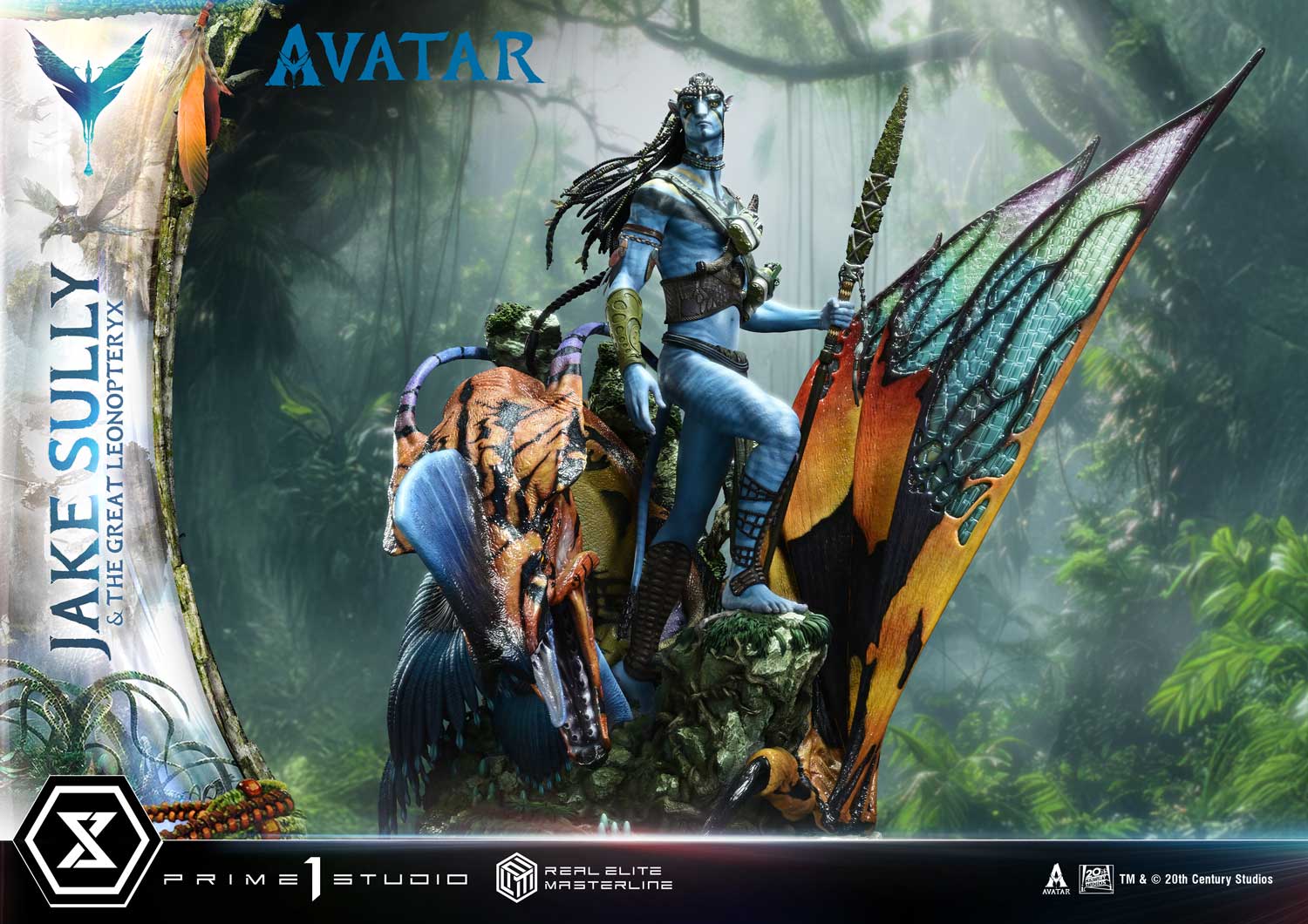 Real Elite Masterline Avatar (Film) Jake Sully &amp; The Great Leonopteryx Avatar Legacy Collection