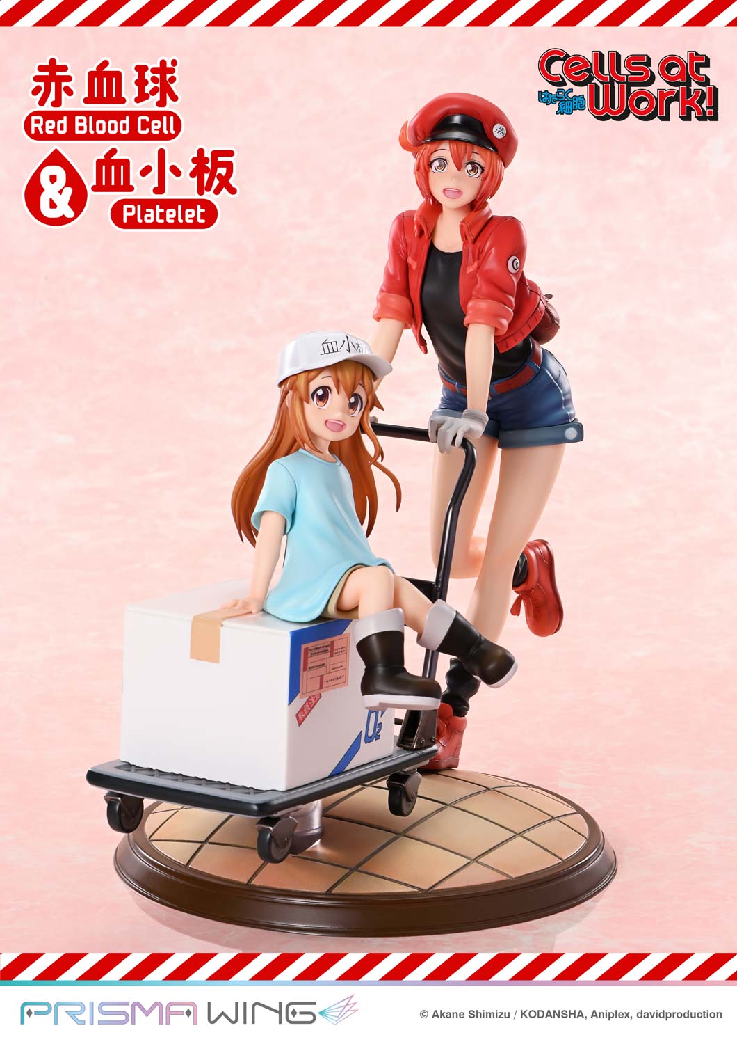 PRISMA WING Cells at Work Red Blood Cell &amp; Platelet Non Scale Pre-Painted Figure