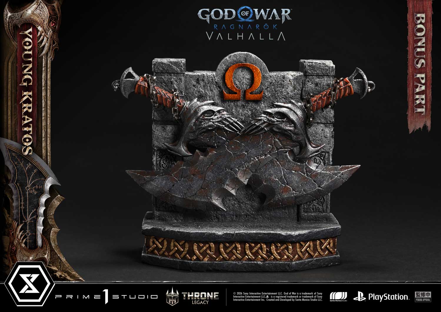 Throne Legacy God of War: Ragnarok Young Kratos