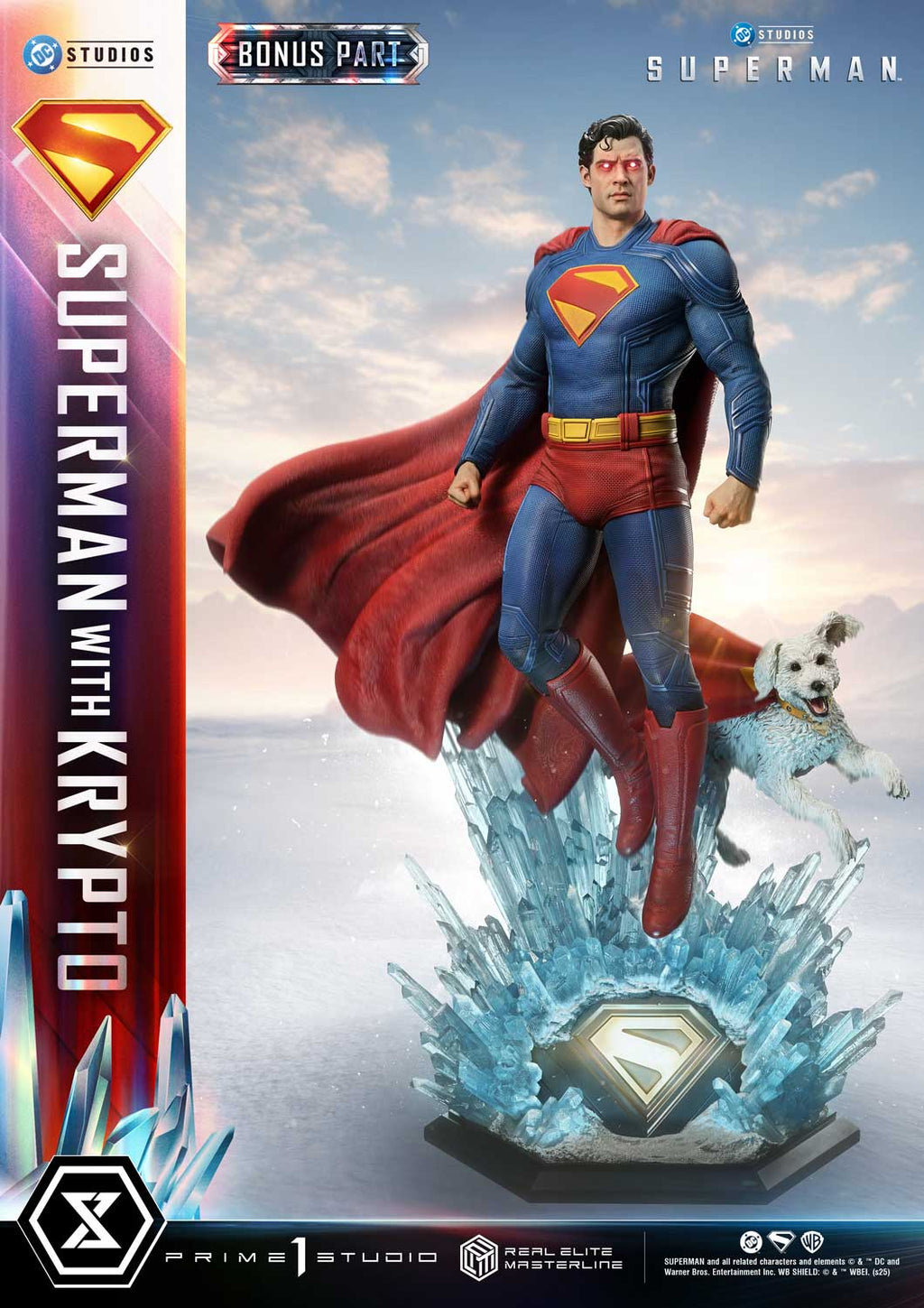 Real Elite Masterline Superman (2025 Film) Superman with Krypto Bonus Version