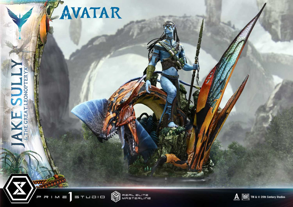 Real Elite Masterline Avatar (Film) Jake Sully &amp; The Great Leonopteryx Avatar Legacy Collection