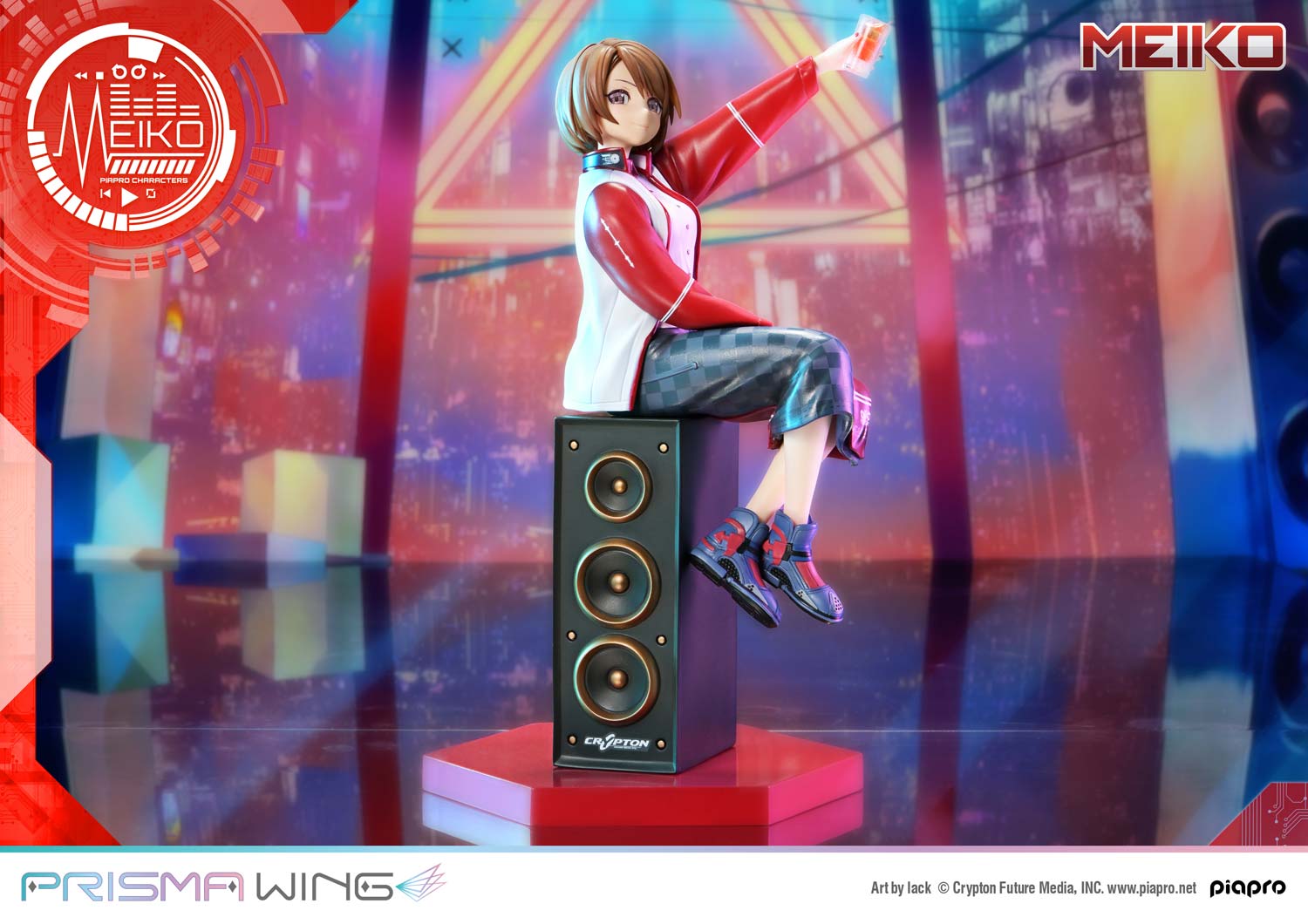 PRISMA WING Piapro Characters MEIKO "Art by lack" 1/7 Scale Pre-Painted Figure
