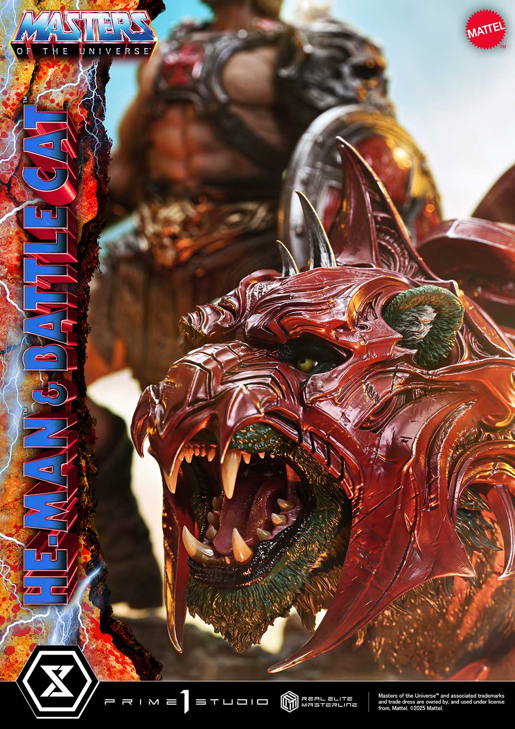 Real Elite Masterline Masters of the Universe He-Man &amp; Battle Cat