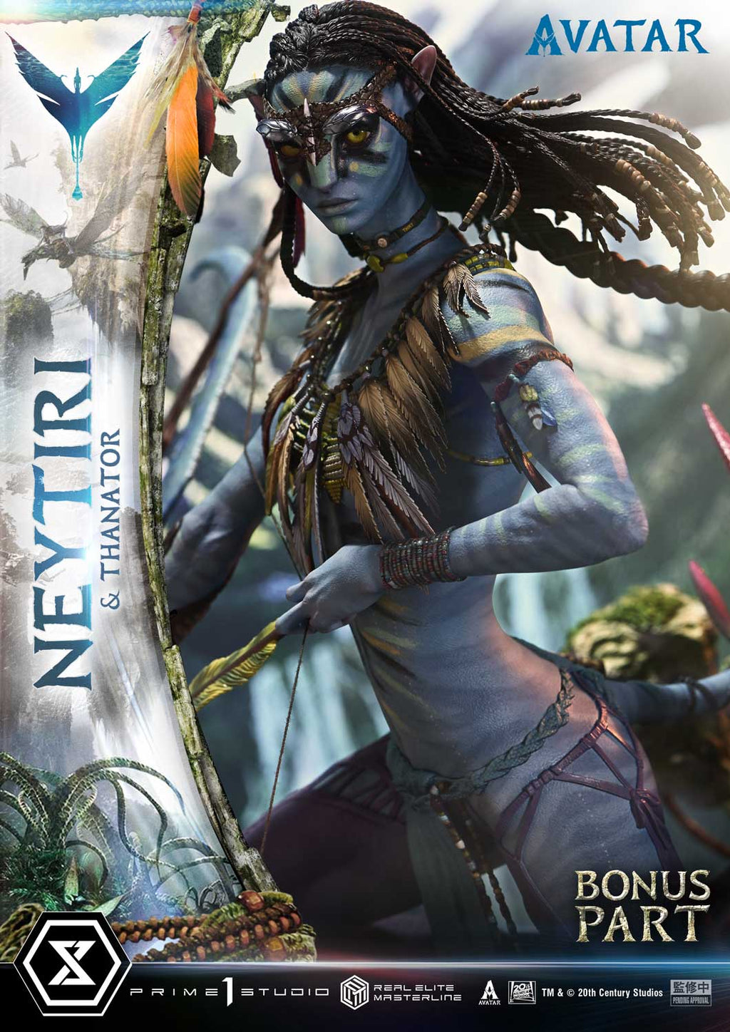 Real Elite Masterline Avatar (Film) Neytiri &amp; Thanator Avatar Legacy Collection Deluxe Version