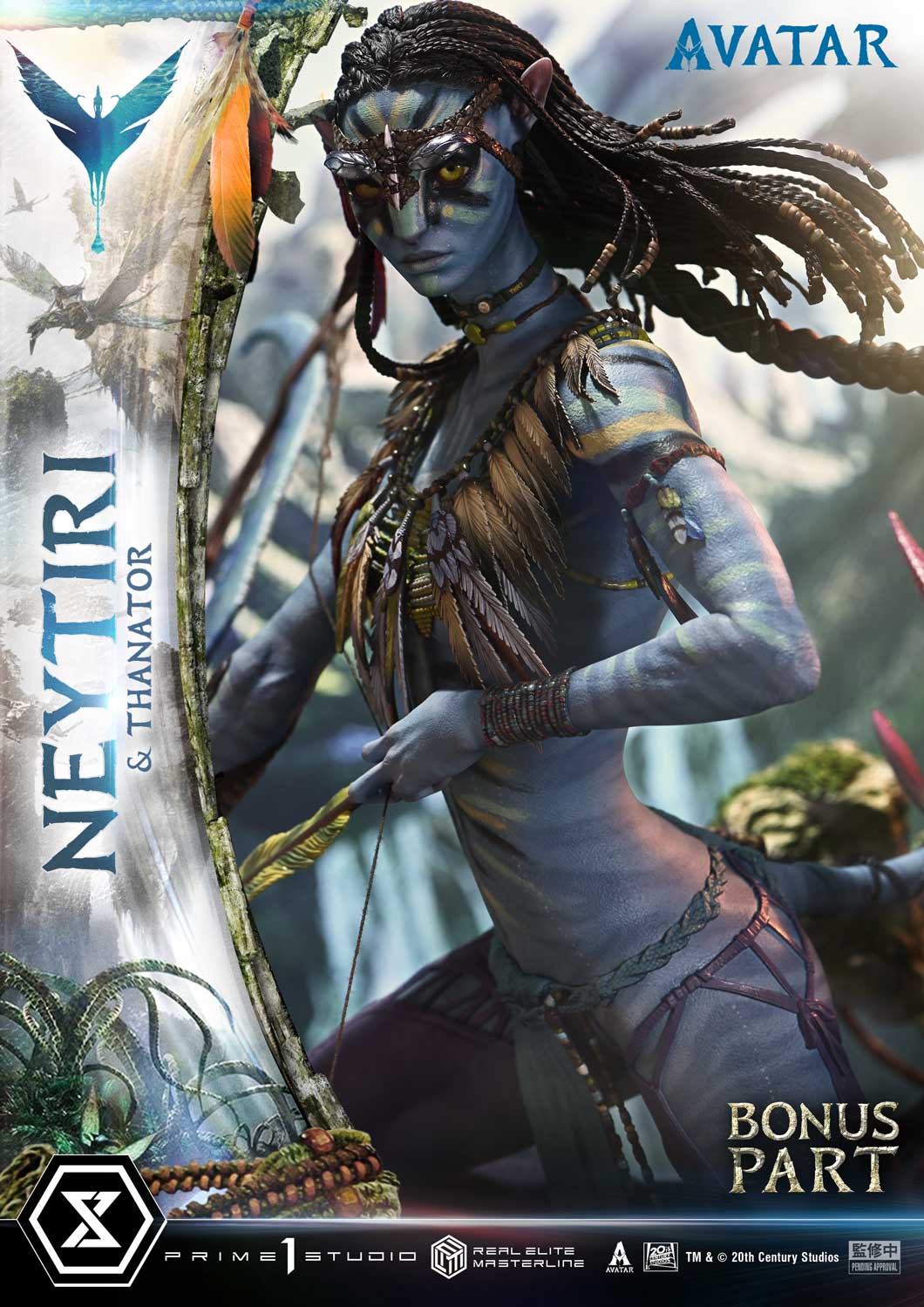 Real Elite Masterline Avatar (Film) Neytiri &amp; Thanator Avatar Legacy Collection Deluxe Version