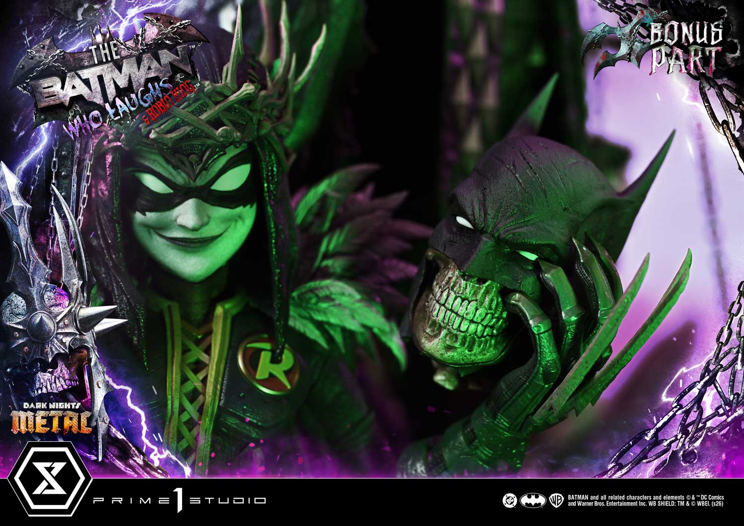 Museum Masterline Dark Nights: Death Metal The Batman Who Laughs &amp; Robin King Deluxe Version