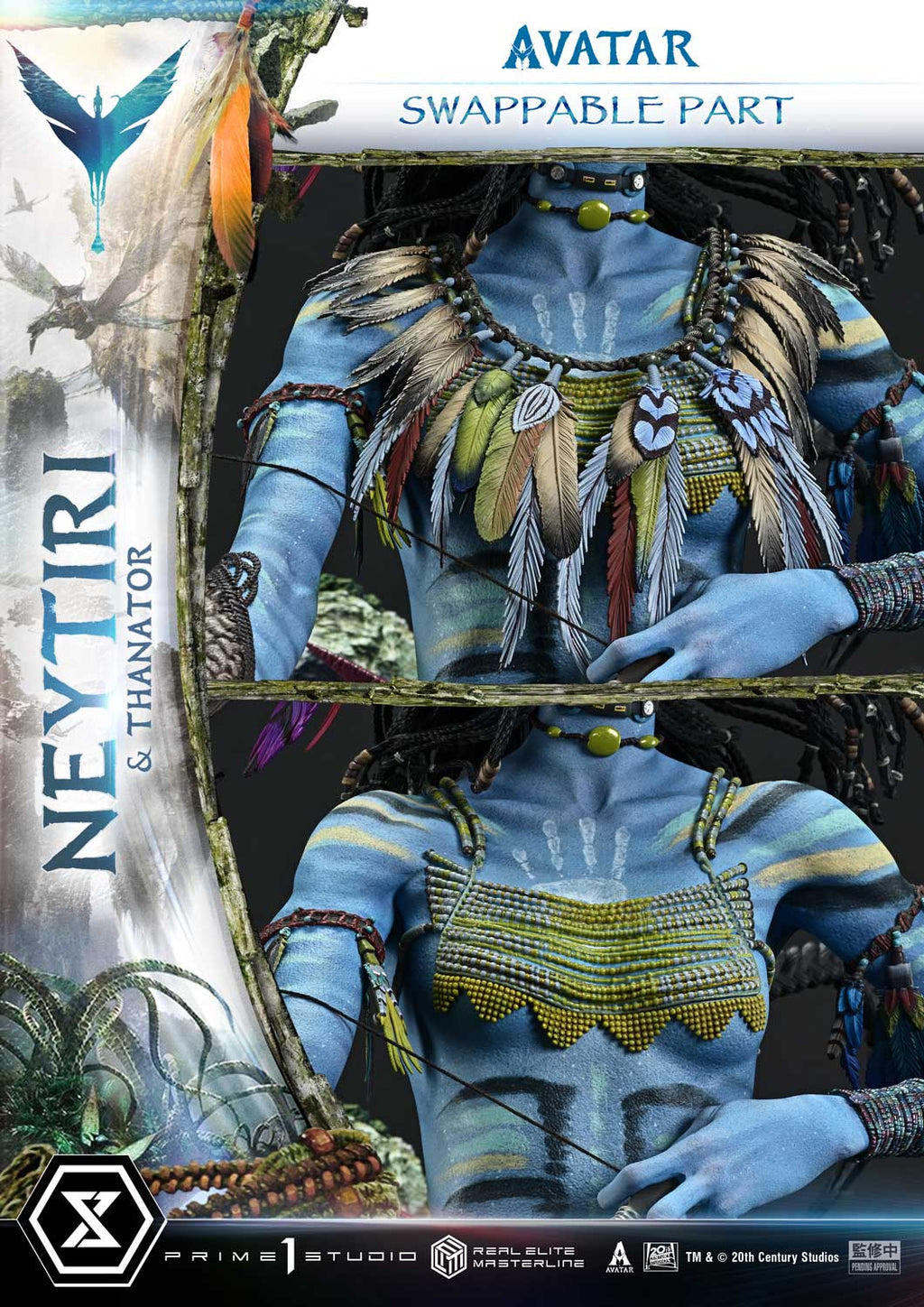Real Elite Masterline Avatar (Film) Neytiri &amp; Thanator Avatar Legacy Collection