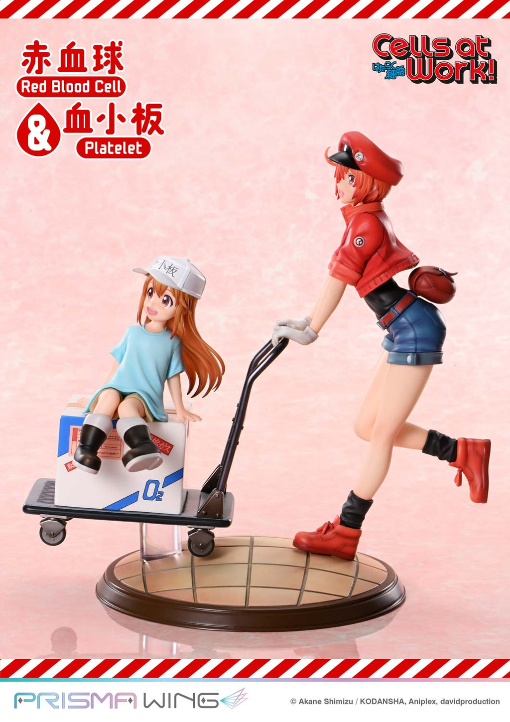 PRISMA WING Cells at Work Red Blood Cell &amp; Platelet Non Scale Pre-Painted Figure