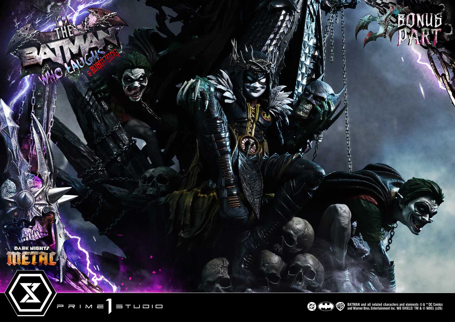 Museum Masterline Dark Nights: Death Metal The Batman Who Laughs &amp; Robin King Deluxe Version