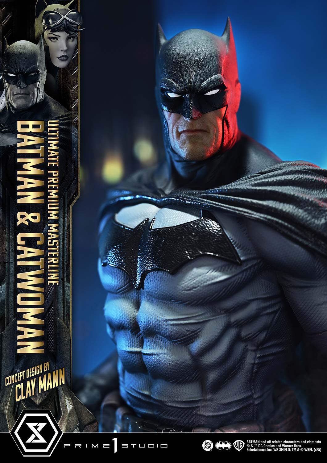 Ultimate Premium Masterline Batman (Comics) Batman &amp; Catwoman (Concept Design by CLAY MANN) Bonus Version