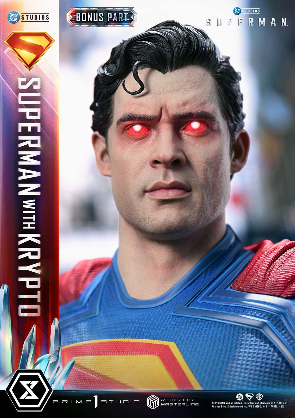Real Elite Masterline Superman (2025 Film) Superman with Krypto Bonus Version