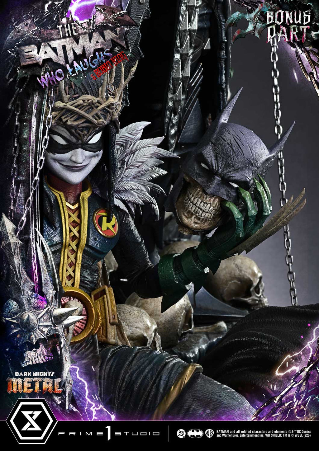 Museum Masterline Dark Nights: Death Metal The Batman Who Laughs &amp; Robin King Deluxe Version