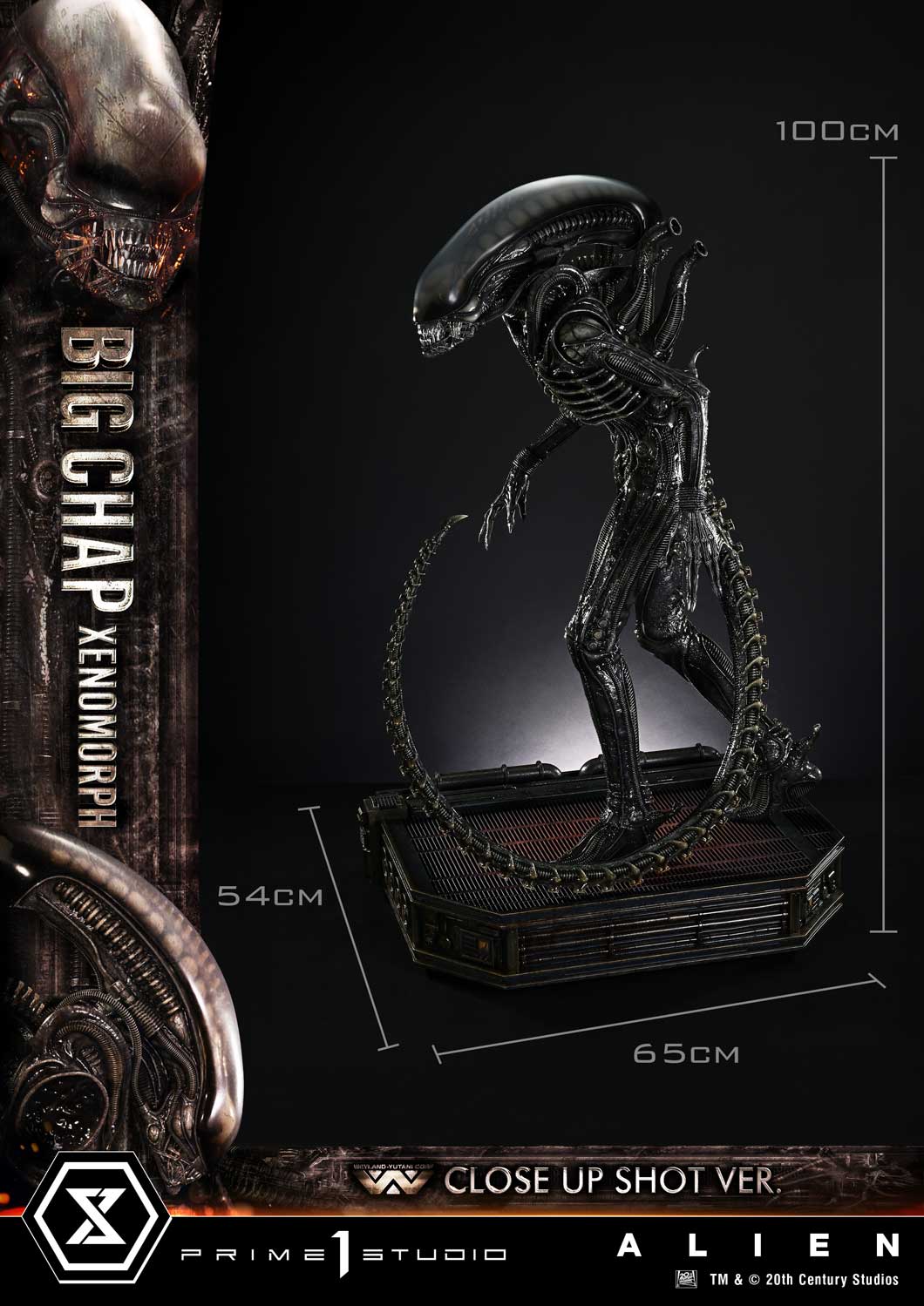 Museum Masterline XL Alien (Film) Big Chap Xenomorph Close Up Shot Ver.