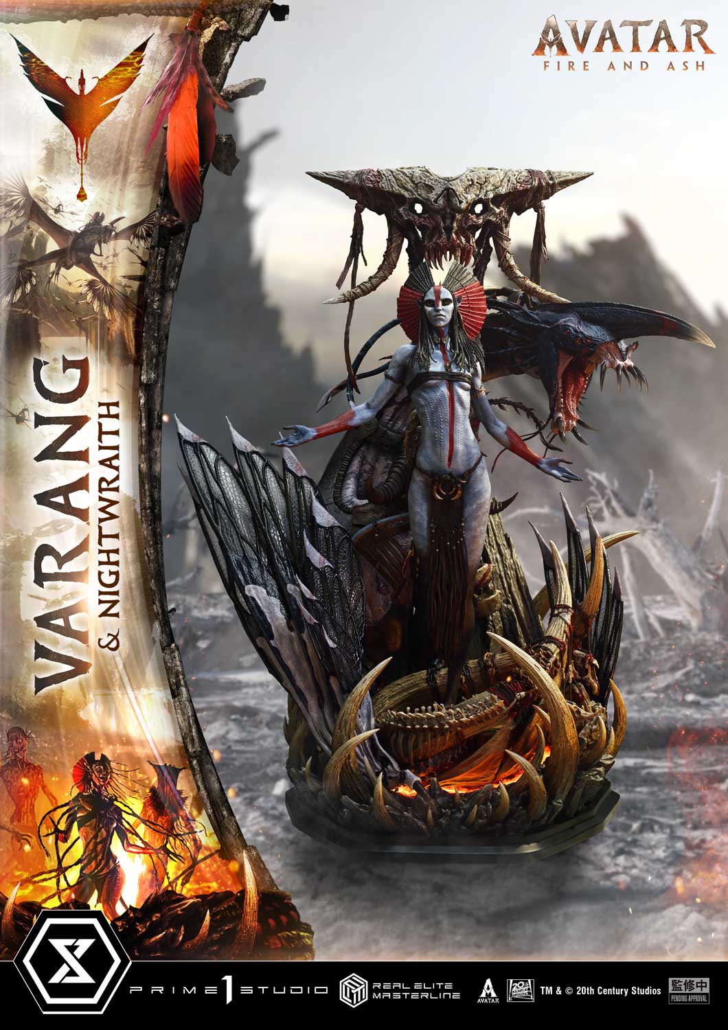 Real Elite Masterline Avatar: Fire and Ash (Film) Varang &amp; Nightwraith Avatar Legacy Collection Bonus Version