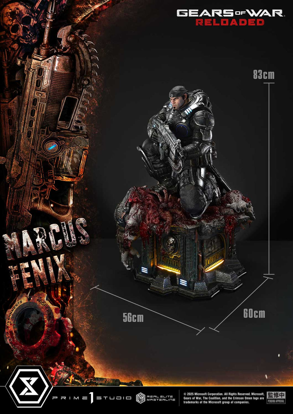 Real Elite Masterline Gears of War: Reloaded Marcus Fenix