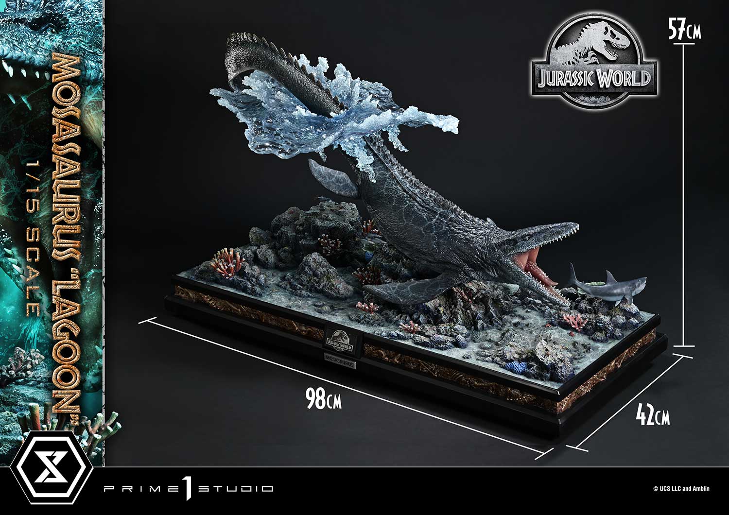 Legacy Museum Collection Jurassic World (Film) Mosasaurus "Lagoon" Bonus Version 1/15 Scale