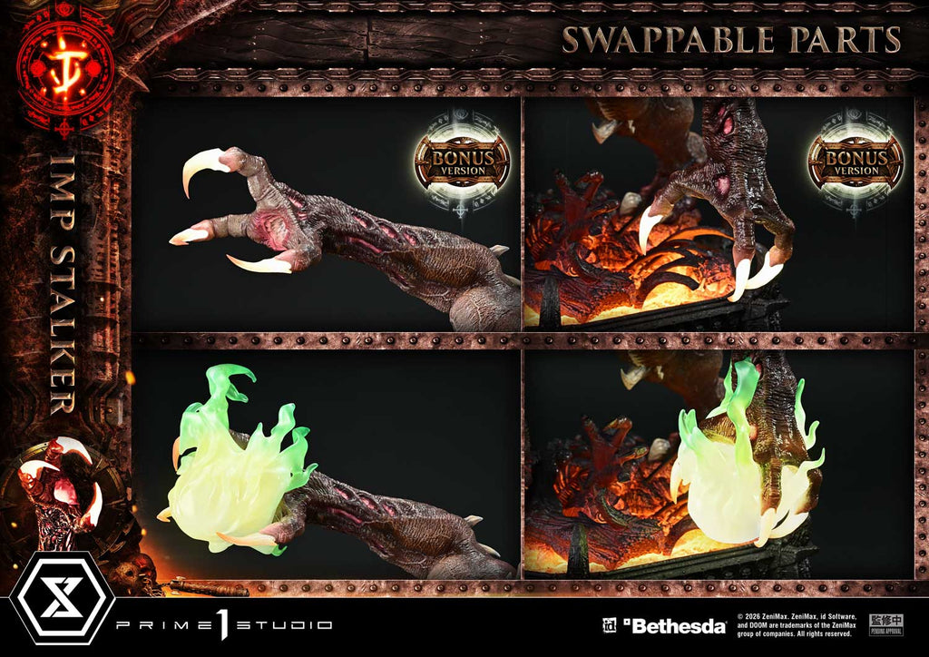 Ultimate Premium Masterline DOOM: The Dark Ages Imp Stalker Bonus Version