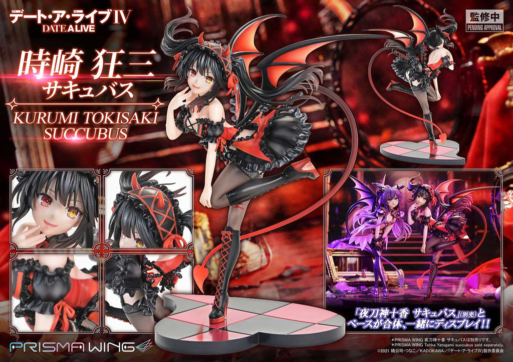 PRISMA WING DATE A LIVE Kurumi Tokisaki succubus 1/7 Scale Pre-Painted Figure