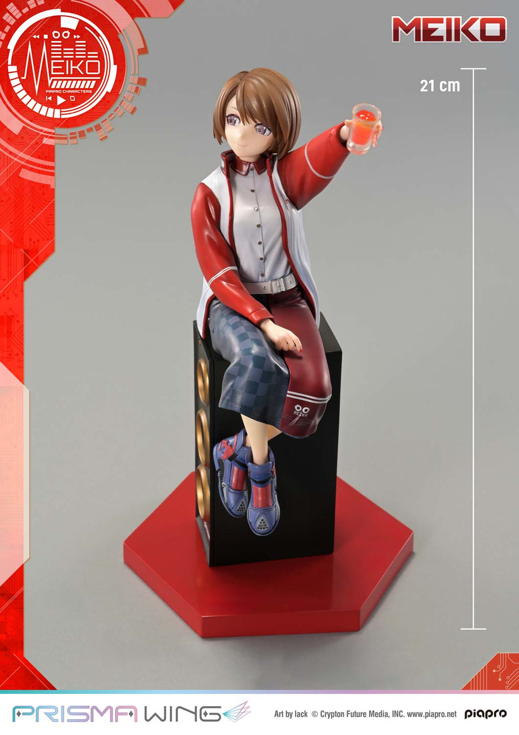 PRISMA WING Piapro Characters MEIKO "Art by lack" 1/7 Scale Pre-Painted Figure