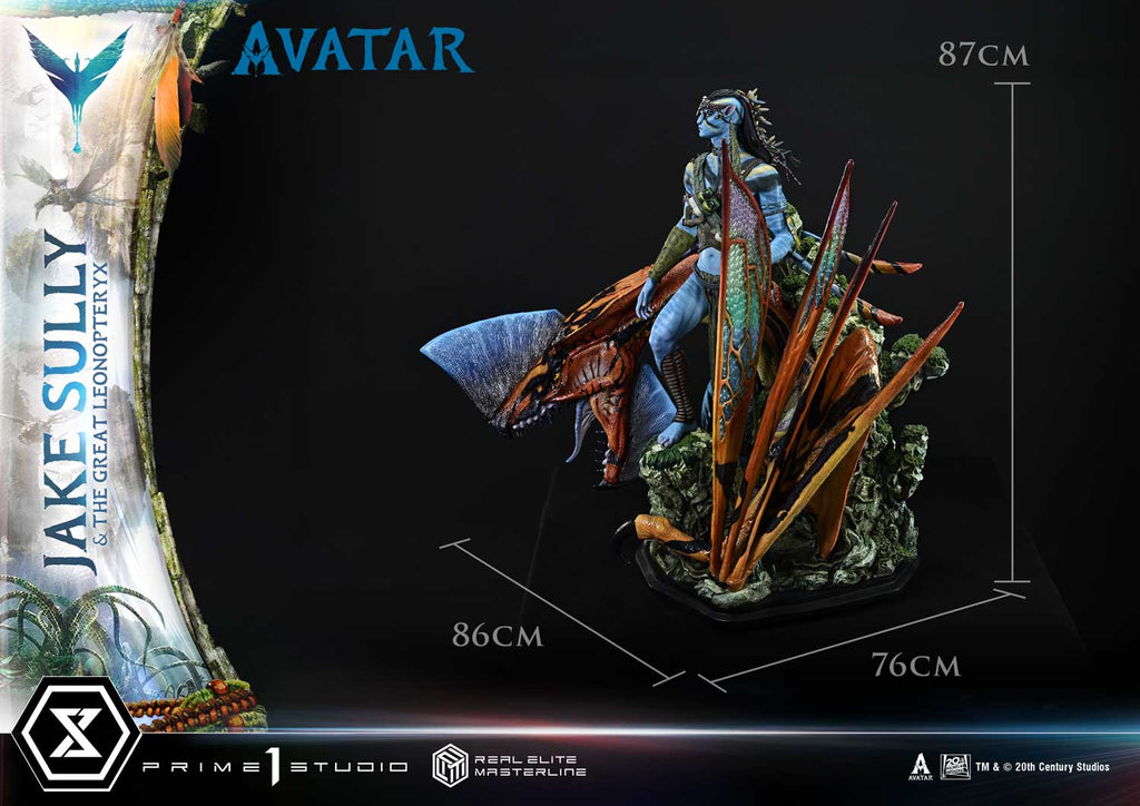 Real Elite Masterline Avatar (Film) Jake Sully &amp; The Great Leonopteryx Avatar Legacy Collection