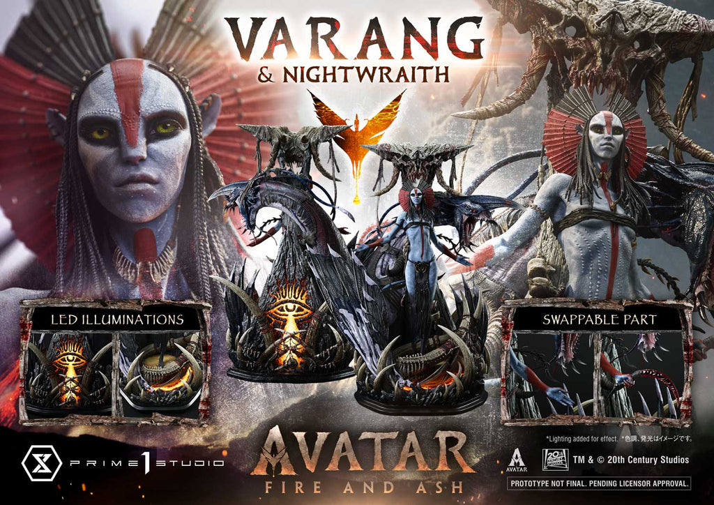 Real Elite Masterline Avatar: Fire and Ash (Film) Varang &amp; Nightwraith Avatar Legacy Collection Bonus Version