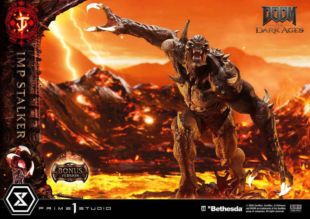 Ultimate Premium Masterline DOOM: The Dark Ages Imp Stalker Bonus Version