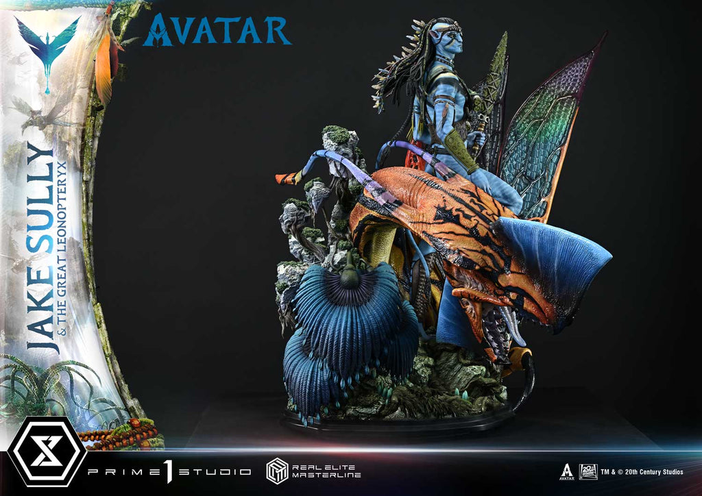 Real Elite Masterline Avatar (Film) Jake Sully &amp; The Great Leonopteryx Avatar Legacy Collection