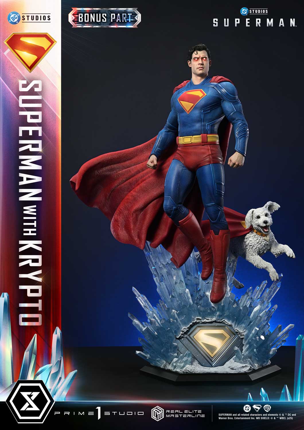 Real Elite Masterline Superman (2025 Film) Superman with Krypto