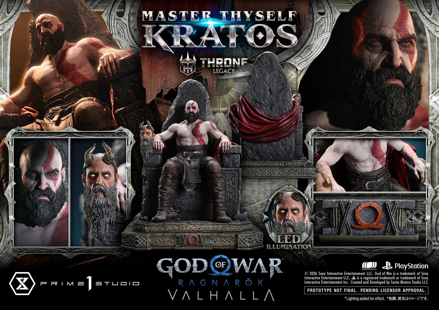 Throne Legacy God of War: Ragnarok Master Thyself Kratos